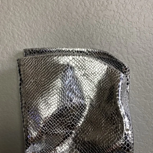 Steve Madden silver slouch boots - Picture 4 of 7